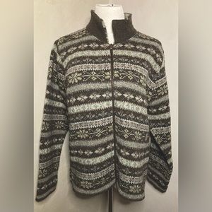 L.L. Bean Sweater Silk/Wool Blend-Size Large